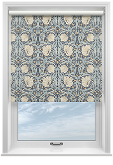 William Morris At Home Pimpernel, Indigo - Roller Blind